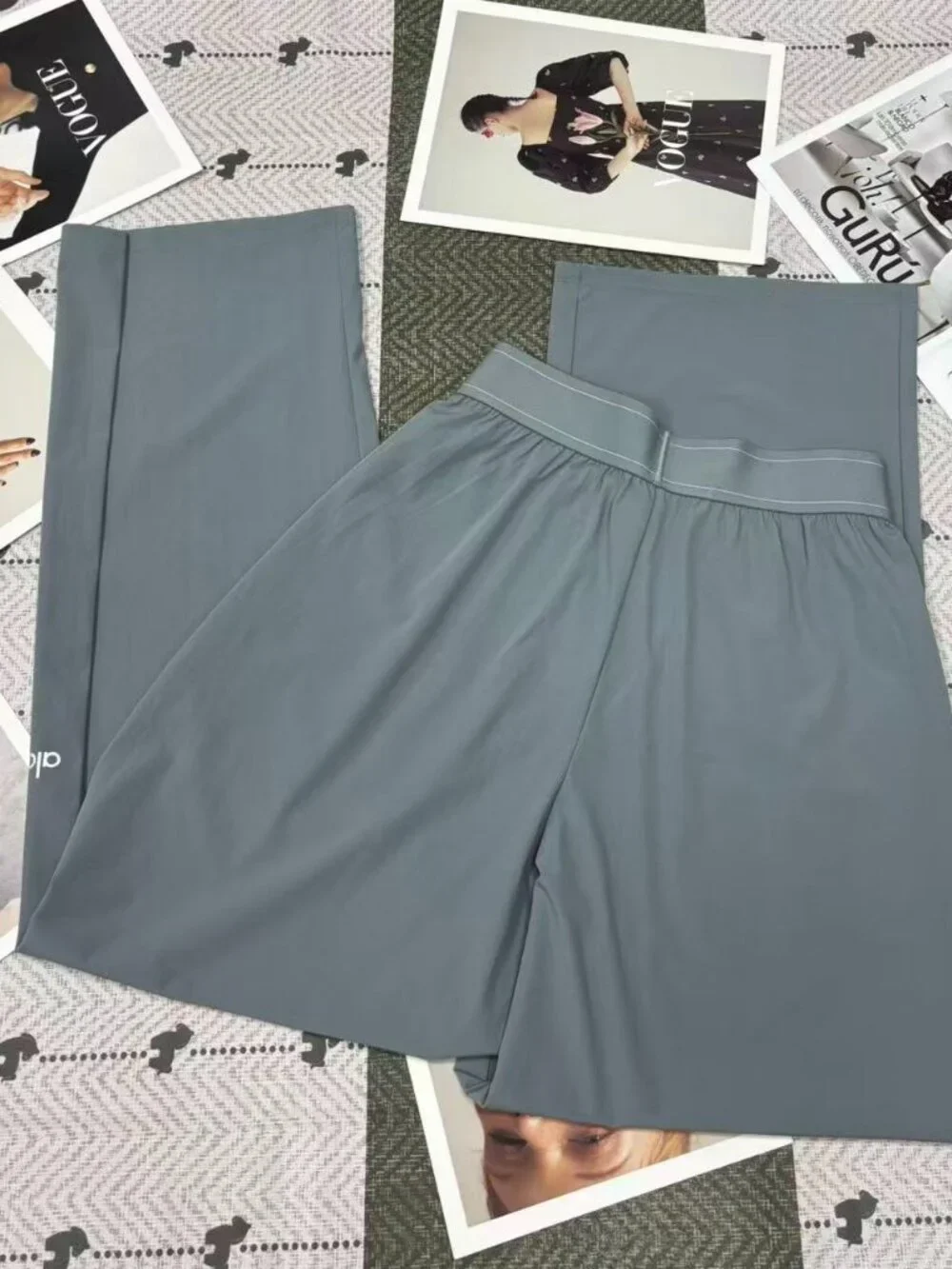 NWT ALO Yoga Suit Up Trouser Steel Grey (Regular)😍 - Picture 5 of 8